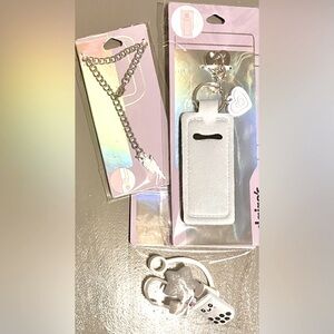 🆕 STANLEY CUP BUNDLE OF ACCESSORIES! BLUE BOBA STRAW, BLUE CHAPSTICK HOLDER, ETC